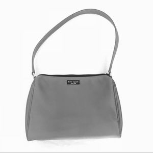 Silver kate spade purse
